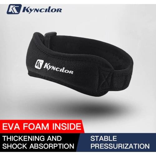 1 Piece Knee Patellar Tendon Knee Support Strape Brace Adjustable Shock Absorption Compression Knee Pad Sleeve for Basketball