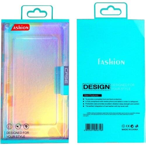 5 Colors Blister PVC Plastic Clear Retail Packaging Package Box for Phone 4.7~6.5 Inch Clear Mobile Phone Case Cover Wholesale