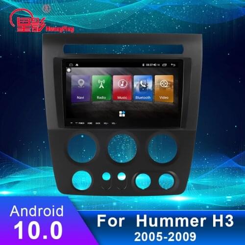9 Inch Android 10 Car Radio Multimedia car GPS Navigation Video DVD System+Frame For Hummer H3 2005-2009 4G WiFi USB