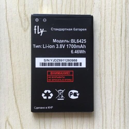 1700mAh Battery for fly FS454 Nimbus 8 BL6425 mobile phone Batteries + track code