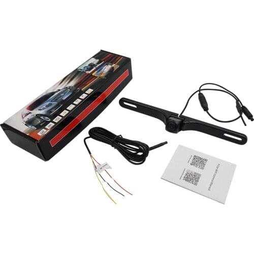 Wifi Wireless Camera License Plate Frame Reversing Camera Blind Spot Image HD Waterproof Car Video Recording Monitor