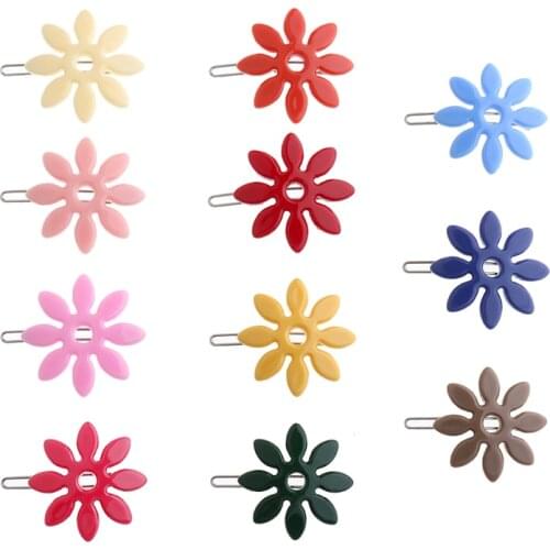 Mi Dairy Brand 5mm new Korea Sen Department lovely ins small daisy frog clips Hair clip bangs headdress