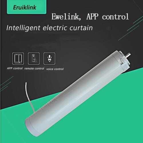 WIFI electric curtain motor, through the Ewelink app / Alexa Echo and Remote control for Google Home for smart home, 110-240V