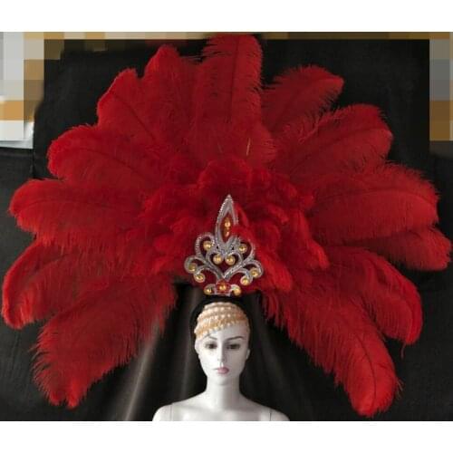 Lo spettacolo di danza copricapo di piume di accessori di abbigliamento La FESTA La Maschera IL Festival