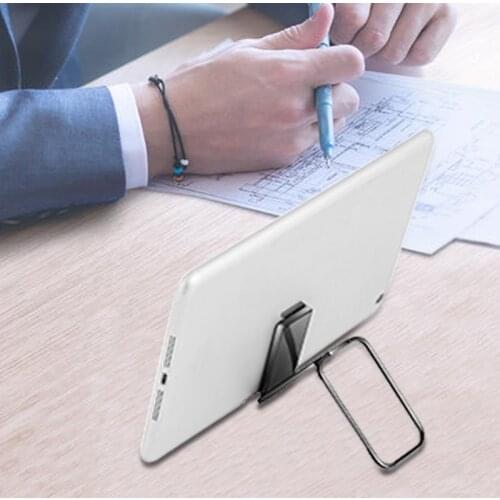 Magnetic Mobile Holder Desk Stand for Phones Double-Ring Foldable Phone Stand Desk Bracket for ipad Tablet Desktop