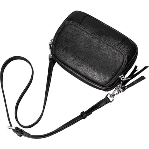 Mini Genuine Leather Shoulder bags Women Top Grain Cow Handbag Female Womens Crossbody Bag Red Black Orange