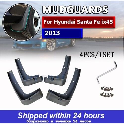 Soft plastic Mud Flaps Splash Guard For 2013 Hyundai Santa Fe ix45