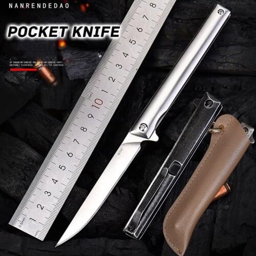 Cool Steel Pocket Folding Knife Mini Outdoor Camping Fishing Fruit Knives Self Defence Cooking Tools EDC Knives