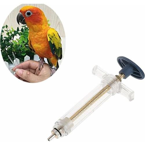 10ml parrot chick feeder copper head syringe hose bird feeder syringe supplies