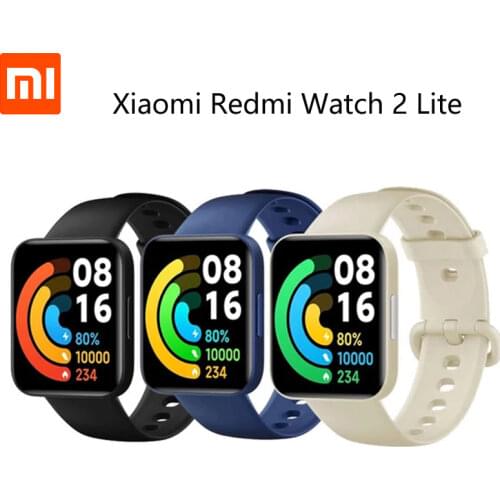 Original Mi Watch Lite GPS Bluetooth 5.1 Smart Watch 5 ATM Heart Rate/Sleep Monitor 1.4” TFT Color Display Redmi Watch