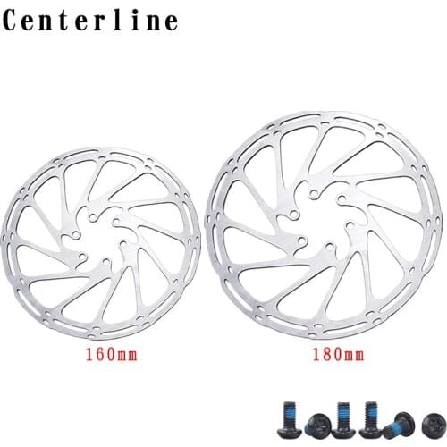 Bike Disc Brake Rotor Centerline 160mm 180mm 410Stainless Steel MTB With 6 Bolts Brake Disc Rotors for Sram