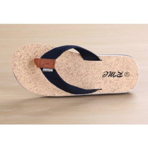 Summer Men Flip-Flops Beach Clip Toe Drag Shoes Fashion Casual Non-slip Slippers Outside Flip Flops Men Sandals