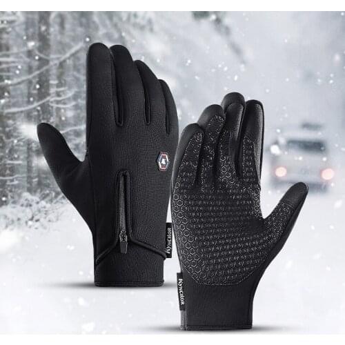 Winter Cycling Bicycle Fingertip Touch Gloves Mountaineering Skiing Cold And Warm Sports Gloves Outdoor Fishing Sports Gloves