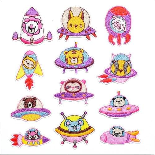 Stick Iron Sew On 10 Pcs Embroidered Patches Jeans Coat Tshirt Bag Shoe Hat Decor Repair Motif Emblem Diy Accessory