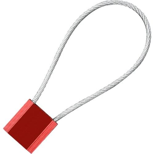 Red Fixed Length Security Seals Container Door Plastic Safety Locks Polypropylene Fixed Closure Number Shipping Tag 100pcs