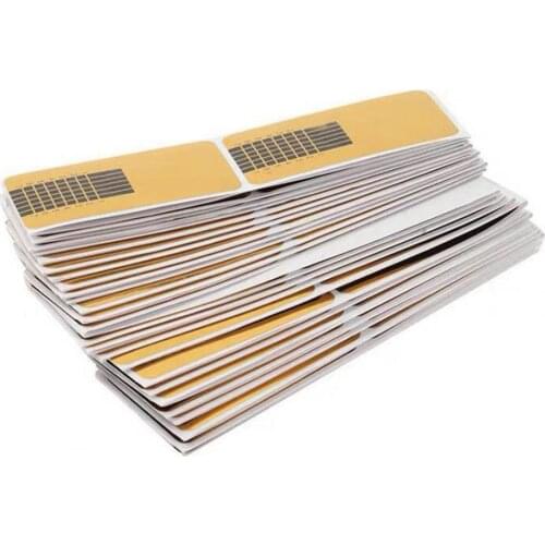 100Pcs/Set Acrylic Tip Gel Nails Forms Expansion Curl Shape Art Guide Sticker