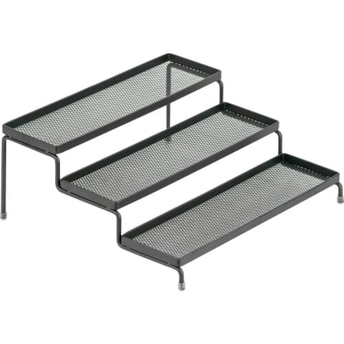 3 Tier Seasoning Rack 3-layer Durable Spice Bottle Organizer Step Shelf Organizer Kitchen Seasoning Bottle Jar Stand