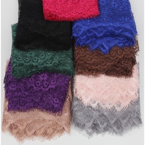 3 Yards 9.5cm 10 Colors Flower Embroidered Lace Fabric Trim Ribbons for DIY Sewing Handmade Materials Garment Accessories