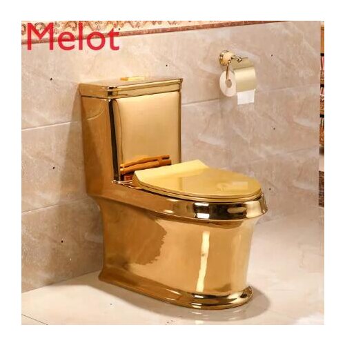3 gold toilets, all gold inside and outside, including freight, will be transported to Hong Kong