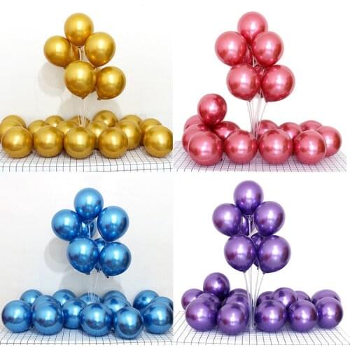 50 pieces of 10 inch thick metal color latex balloons store opening birthday party wedding decoration latex balloon wholesale