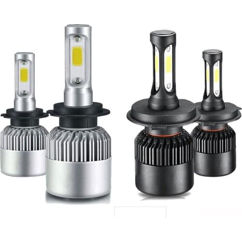 Russian spain stock Car headlight H7 LED H4 H1 9007 9005 H3 H13 9004 880 72W 8000LM 12V Auto Headlamp 6500K Light Bulb fog lamp