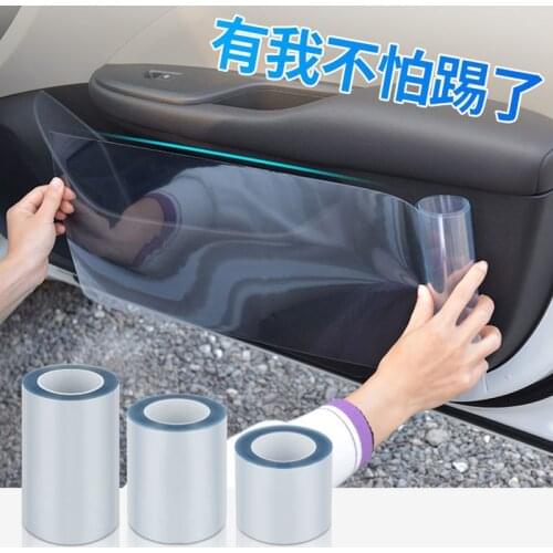 Car Door Protectot Sticker 20cm x 3Meters Rhino Skin Protective Film Car Bumper Hood Paint Anti Scratch Film Car Stickers