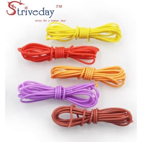 5 meters (16.4ft) 28AWG high temperature resistance Flexible silicone wire tinned copper wire RC power cord Electronic cable DIY