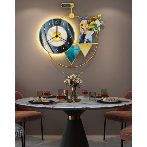 Classic Luminous Wall Clock Silent Large Fashion Nordic Round Simple Wall Clock Royal Style Reloj De Pared Room Decor BD50ZB