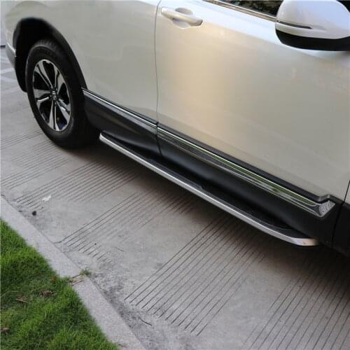 KOUVI STAINLESS STEEL SIDE DOOR BODY MOLDING TRIM GARNISH STICKER ACCESSORIES 8PCS/SET FIT FOR HONDA CRV CR-V 2017 18 19