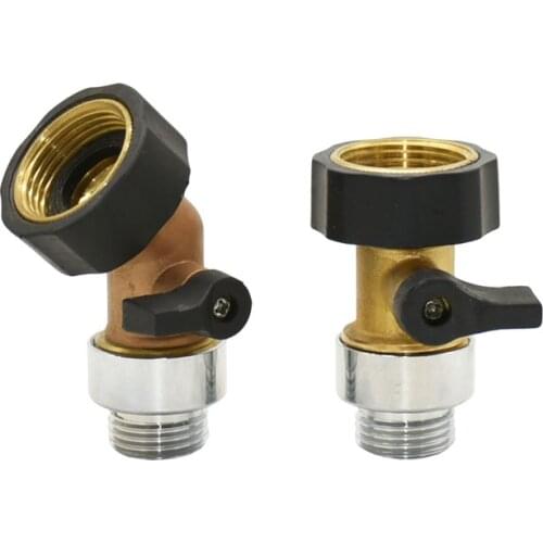 Brass garden tap Female 3/4 to 3/4 1/2 male tap Connector elbow water valve the faucet adapter 1pcs