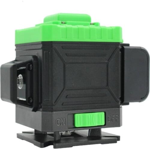 Laser Level Strong Light 3D Laser Slash 12 Lines Green Outdoor Cast Line High-Precision Ground Instrument to qiang yi