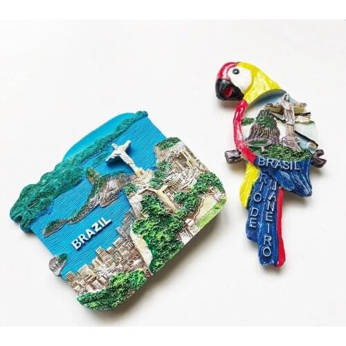 Corcovado Rio de Janeiro, Brazil Fridge Magnets World Travel Souvenir Refrigerator Magnetic Stickers Home Decoration