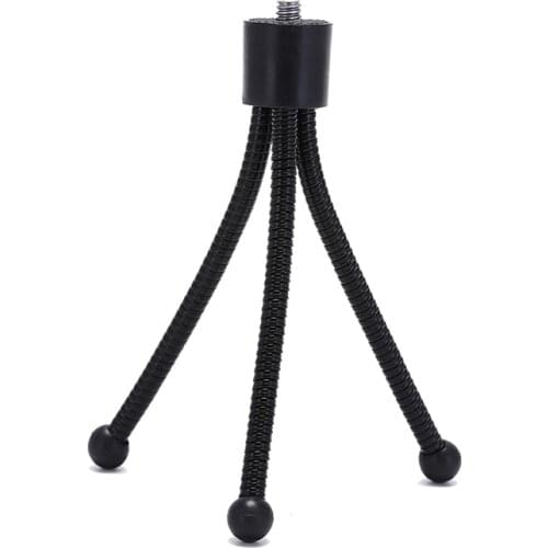 Metal Material Mini Portable Universal Flexible Monocular Camera Telescope Mini Tripod 1/4 Standard Interface