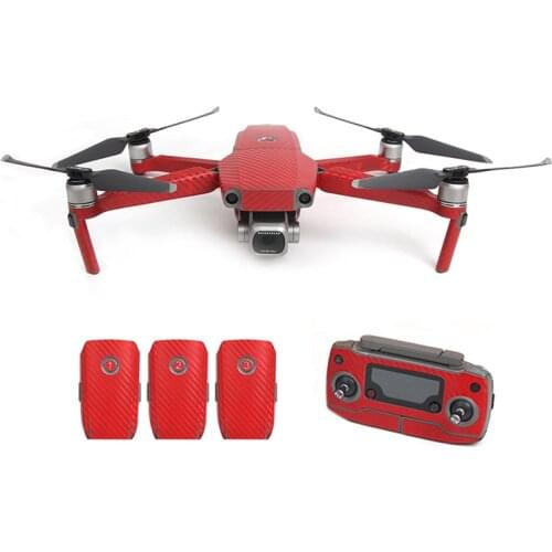 Anti Scratch Carbon Fiber Sticker For DJI Mavic 2 PRO ZOOM Skin Waterproof Drone Body Remote Control Battery Arm Wrap Decals