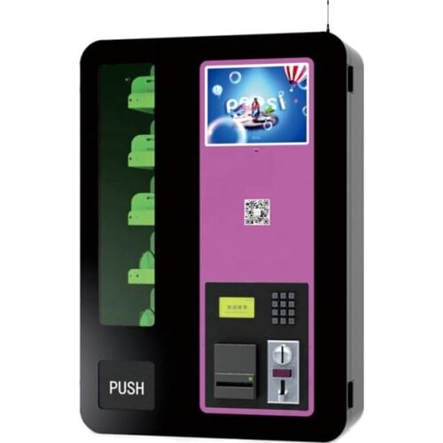 New Designed Public Small Snack Black Vending Machine Commercial 24 Hours Mini Vending Machine