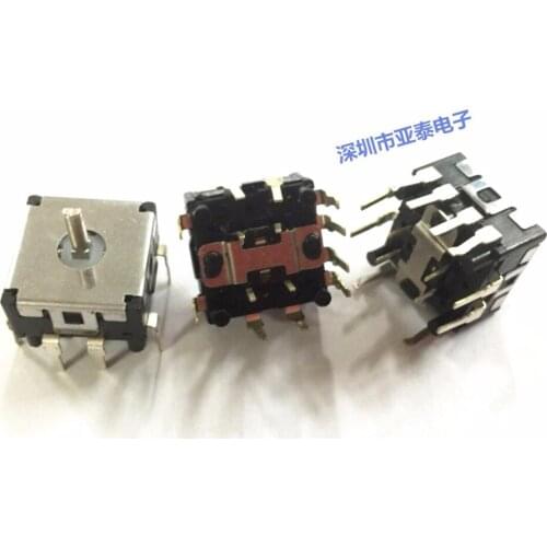 Original new 100% crank 4 direction game machine rocker switch belt press switch model airplane potentiometer