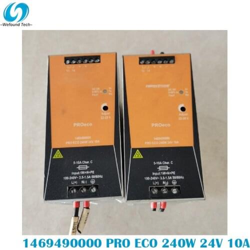 Original Weidmüller 1469490000 PRO ECO 240W 24V 10A Rail Switching Power Supply Single Phase, 100% Tested BeforeShipment