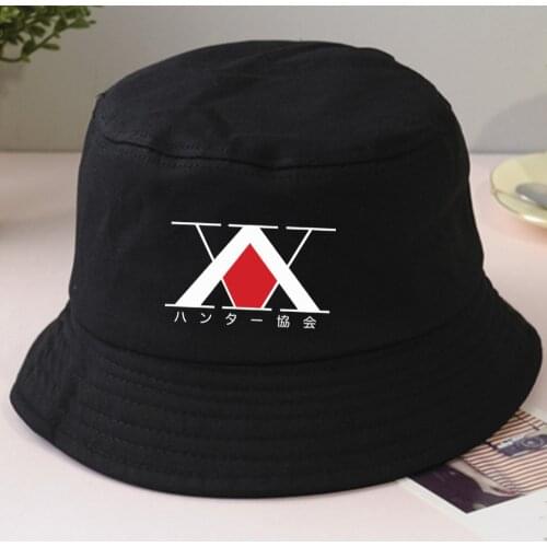 Anime Hunter X Hunter Logo Bucket Hat Casual Fashion Sunscreen Unisex Hat