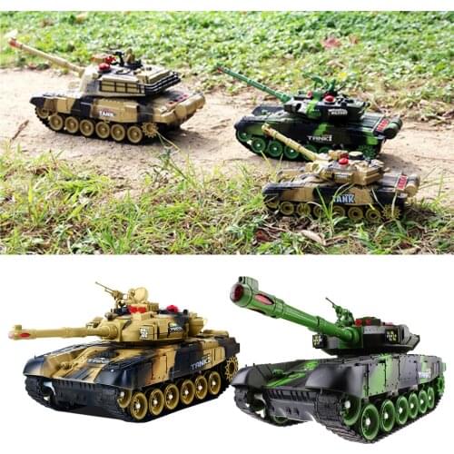 2.4Ghz 17 Inch RC Tank Car Remote 80m Tank Toy Boys Gifts Kids Adults