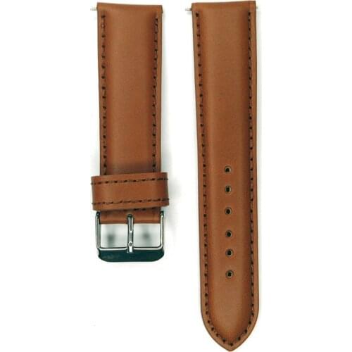 Italian Genuine Leather Watch Band 20mm Watch Strap Vintage Light Brown Watchband Stainless Steel Buckle for daniel wellington