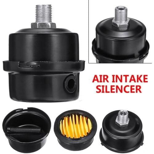 1pc Air Compressor Parts High Quality Metal Air Intake Filter Noise Muffler Silencer 1/2" Thread
