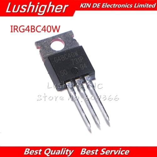 5pcs G4BC40W TO-220 IRG4BC40W TO220 IRG4BC40 IGBT 600V 40A Original New