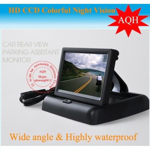 Free Shipping Car Monitor 4.3 inch TFT LCD screen / Monitor / DVD display / truck / school bus / coach for rear view camera