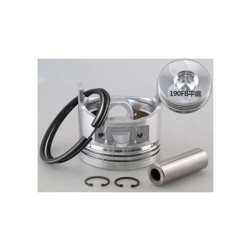 Free Shipping 190FB Piston Air Cooled diesel engine piston pin piston ring a snap ring suit for Chinese brand