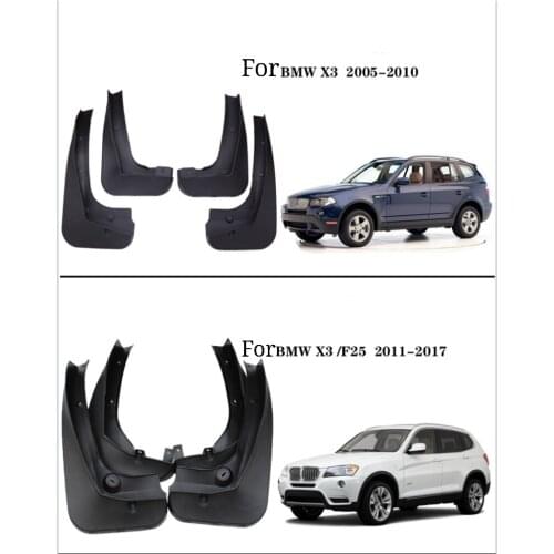 Automobile Mudguard For BMW X3 F25 2005-2017 High Quality Mudguard Anti-splash Mudguard Anti-fouling Automobile Accessories