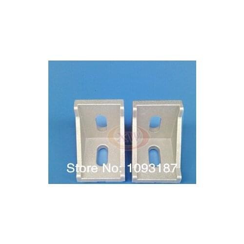 20PCS/LOT SB3030-6 Corner Fitting Angle 30x30 Decorative Brackets Aluminum Profile Accessories L Connector Fasten connector