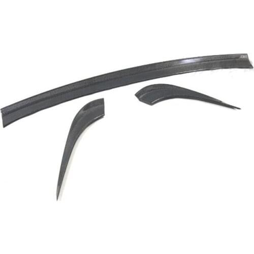 For PREVIA ESTIMA 50 three-piece Middle Trunk Carbon Fiber Spoiler