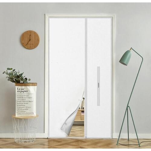 210 X 90 Cm Door Seal Hot Air Plug Curtain Skylights Window Sealing Alternative Airlock Zipper Screen for Tumble Dryers