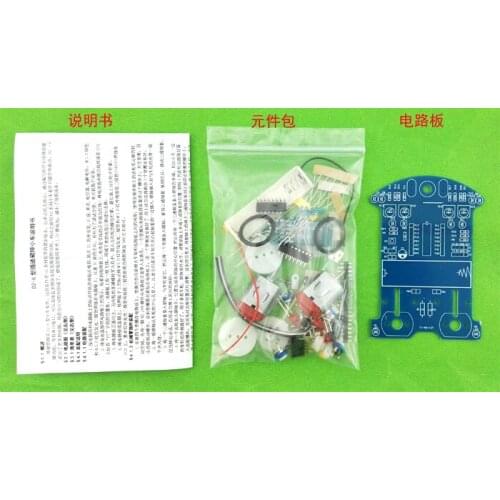 Electronic DIY Robot kit Bluetooth control Gravitational induction Follow the track Obstacle avoidance robot learning kit