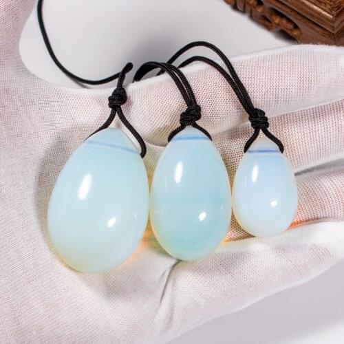 Fubaoying Yoni Eggs Natural Stones Wholesale Bulk Crystal Lot Opal Massage 3Pcs Set